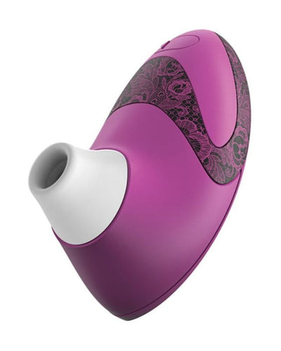 Womanizer Pro W500 Magenta Lace Print – Succionador Clitorial con Swarovski