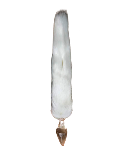 Plug Anal de Cristal con Cola Diferentes Colores