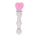 Plug Estimulante de Cristal con Corazón Rosa - SToys Novelties | La Juguetería de Adultos