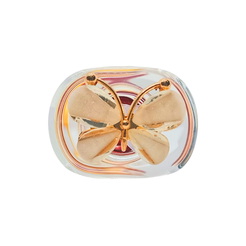 Plug Anal de Cristal con Mariposa - SToys Novelties - Imagen 3 | La Juguetería de Adultos