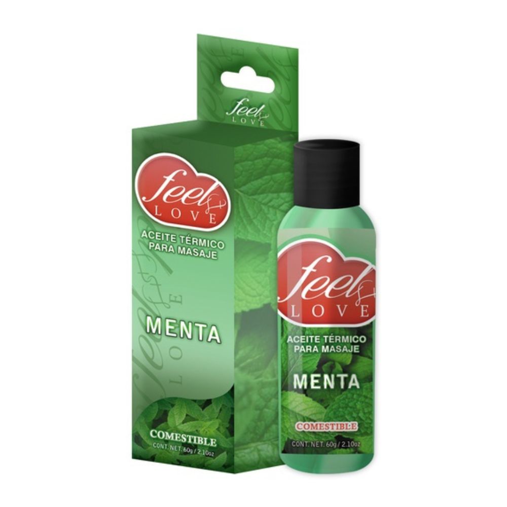 Aceite térmico comestible sabor menta