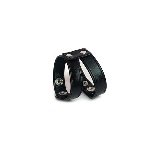 Anillo de contención WOW Double Cock de tacto piel