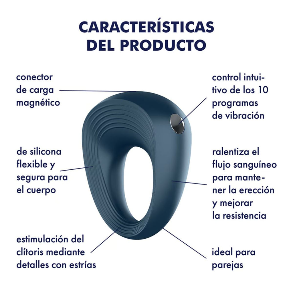 Anillo vibrador para pene Satisfyer Power Ring - Imagen 3 | La Juguetería de Adultos