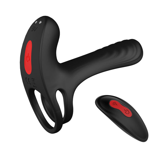 Anillo vibrador y ensanchador de pene