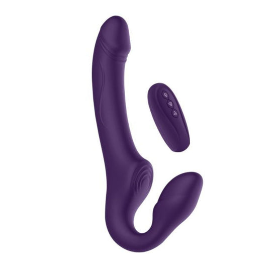 Arnés sin correa con doble dildo Connect+