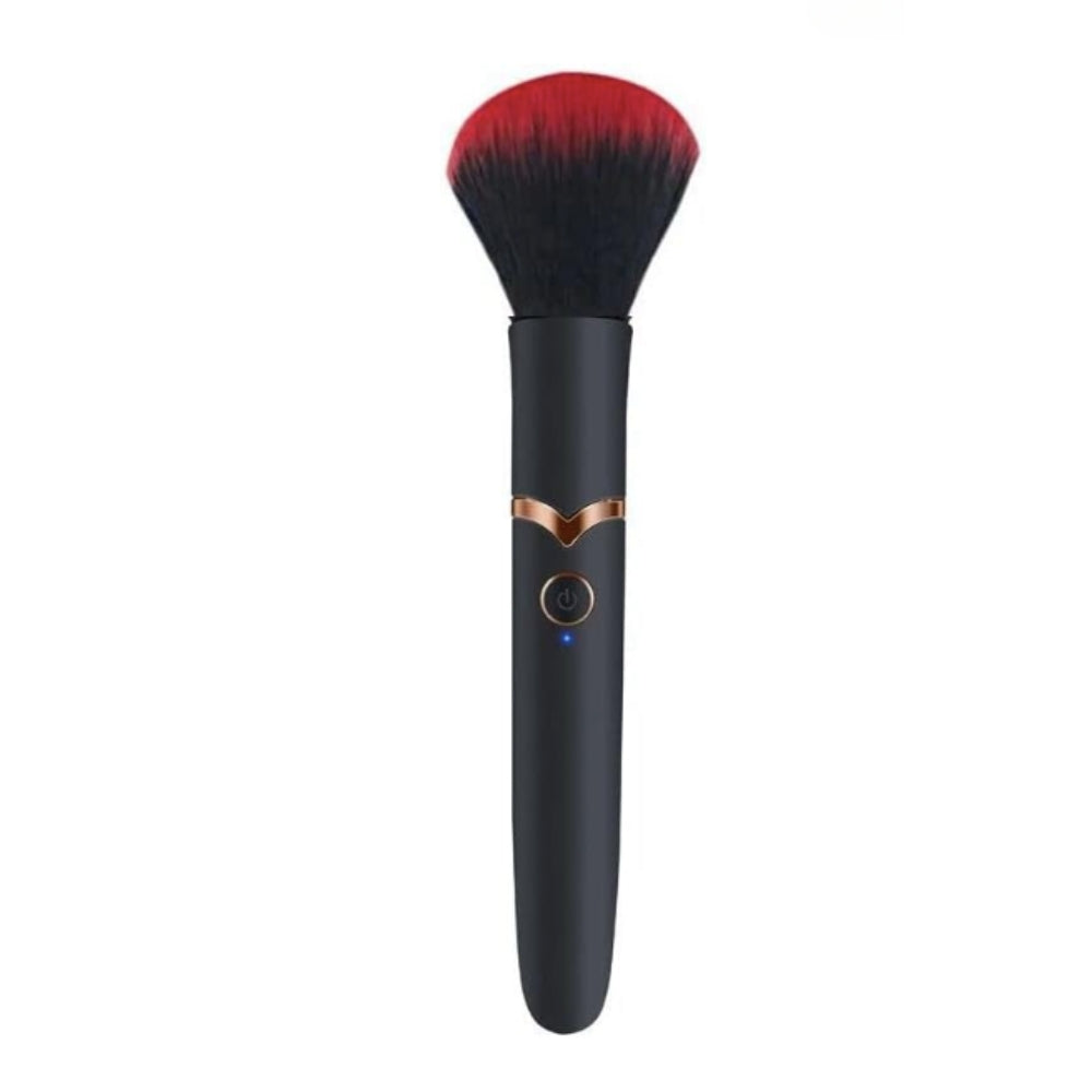Bala vibradora discreta en forma de brocha negra Beauty Vibes