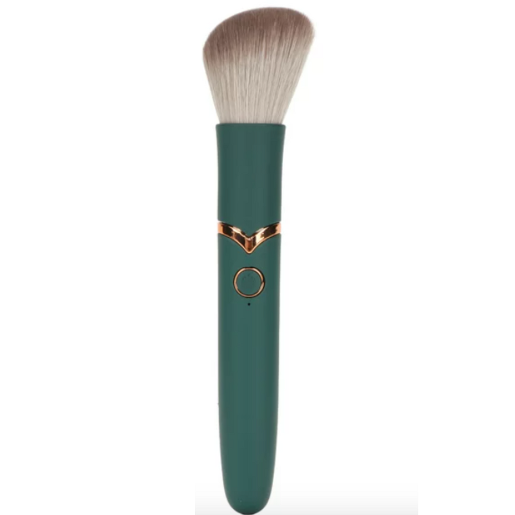 Bala vibradora discreta en forma de brocha verde Beauty Vibes - Imagen 2 | La Juguetería de Adultos