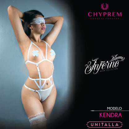 Body de correas Kendra blanco unitalla Chyprem