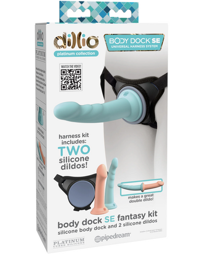 Arnés con Dildos de Ventosa Body Dock SE Fantasy Kit