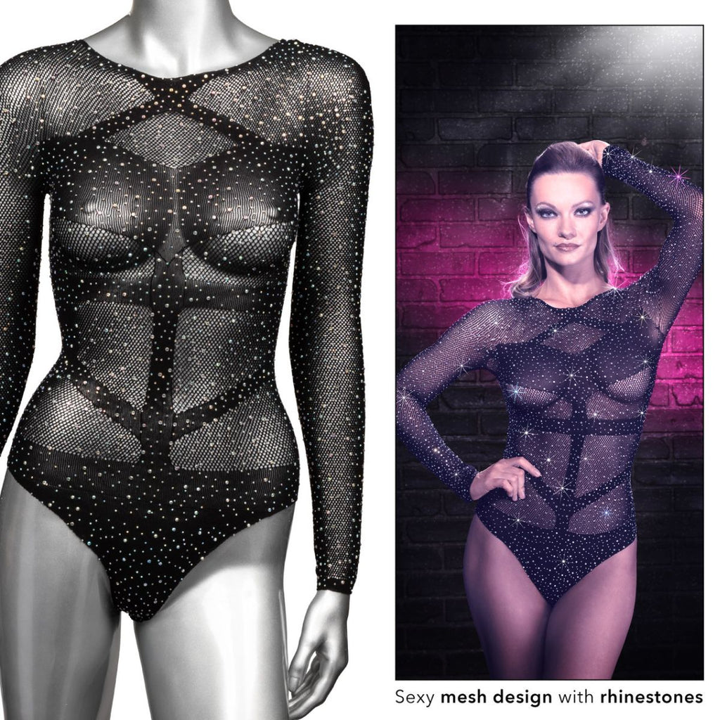 Body transparente manga larga Radiance - CalExotics - Imagen 5 | La Juguetería de Adultos