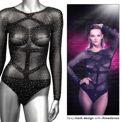 Body transparente manga larga Radiance