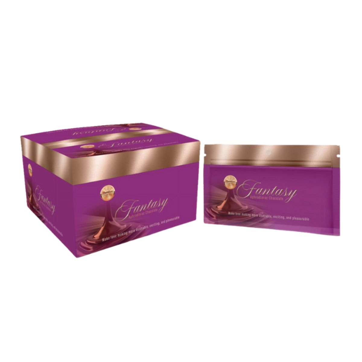 Chocolate afrodisiaco vigorizante para mujer Fantasy - Fantasy | La Juguetería de Adultos