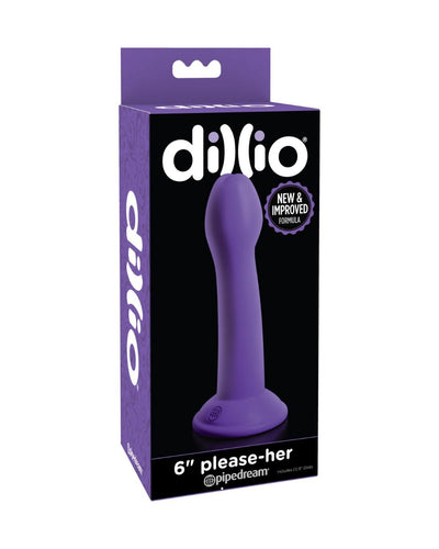 Consolador Please-Her Dillio Purple 15 cm