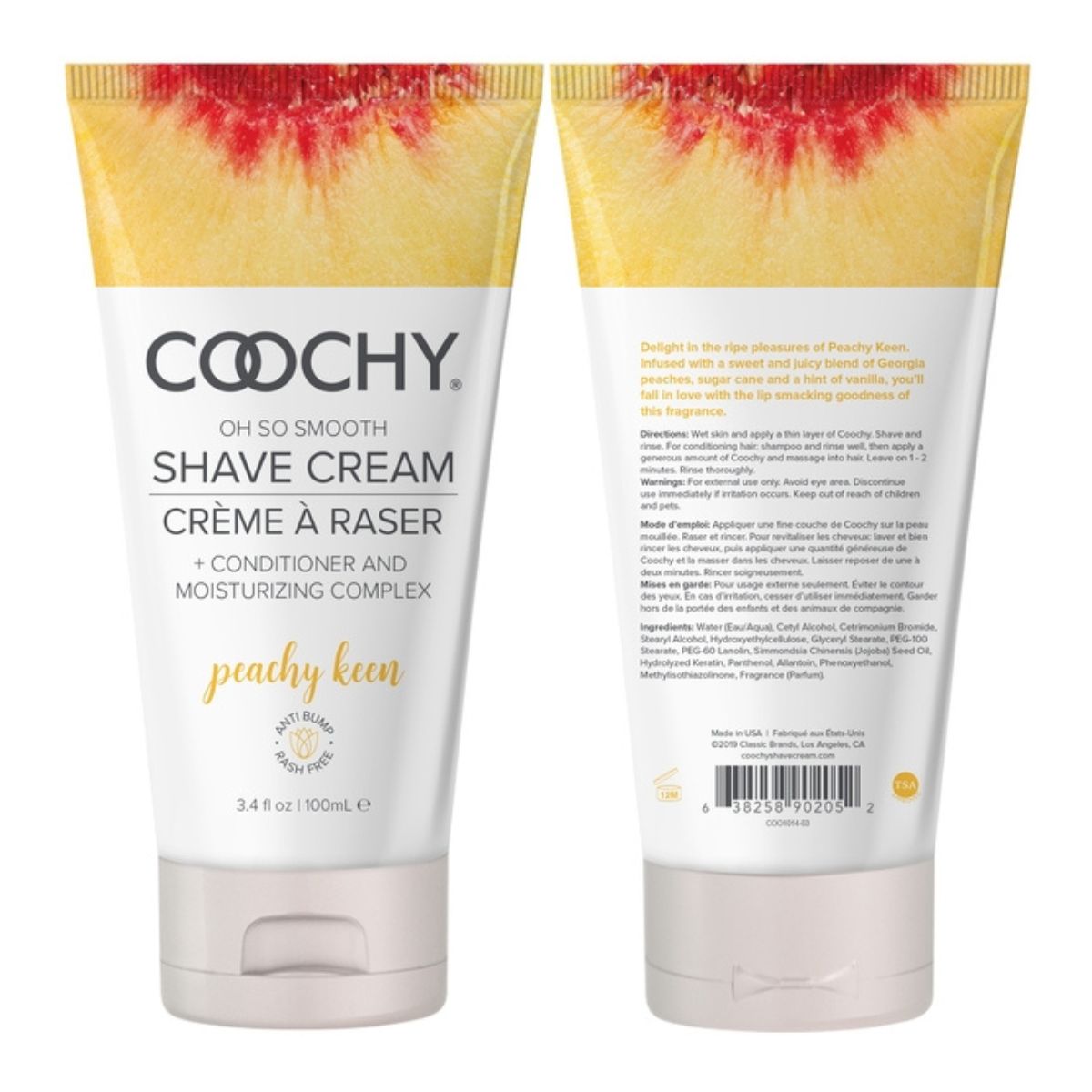 Crema para afeitar zonas sensibles Oh So Smooth Coochy 100 ml - Imagen 3 | La Juguetería de Adultos