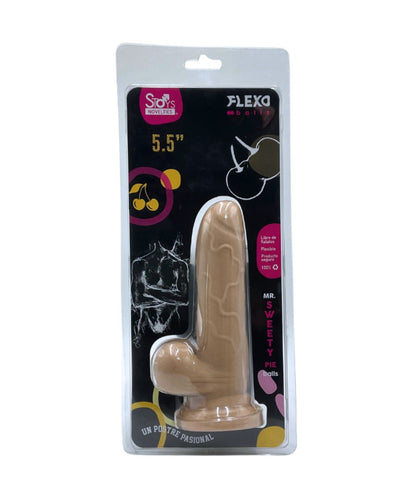 Dildo con testículos Flexa MR Sweety Pie Balls 14 cm