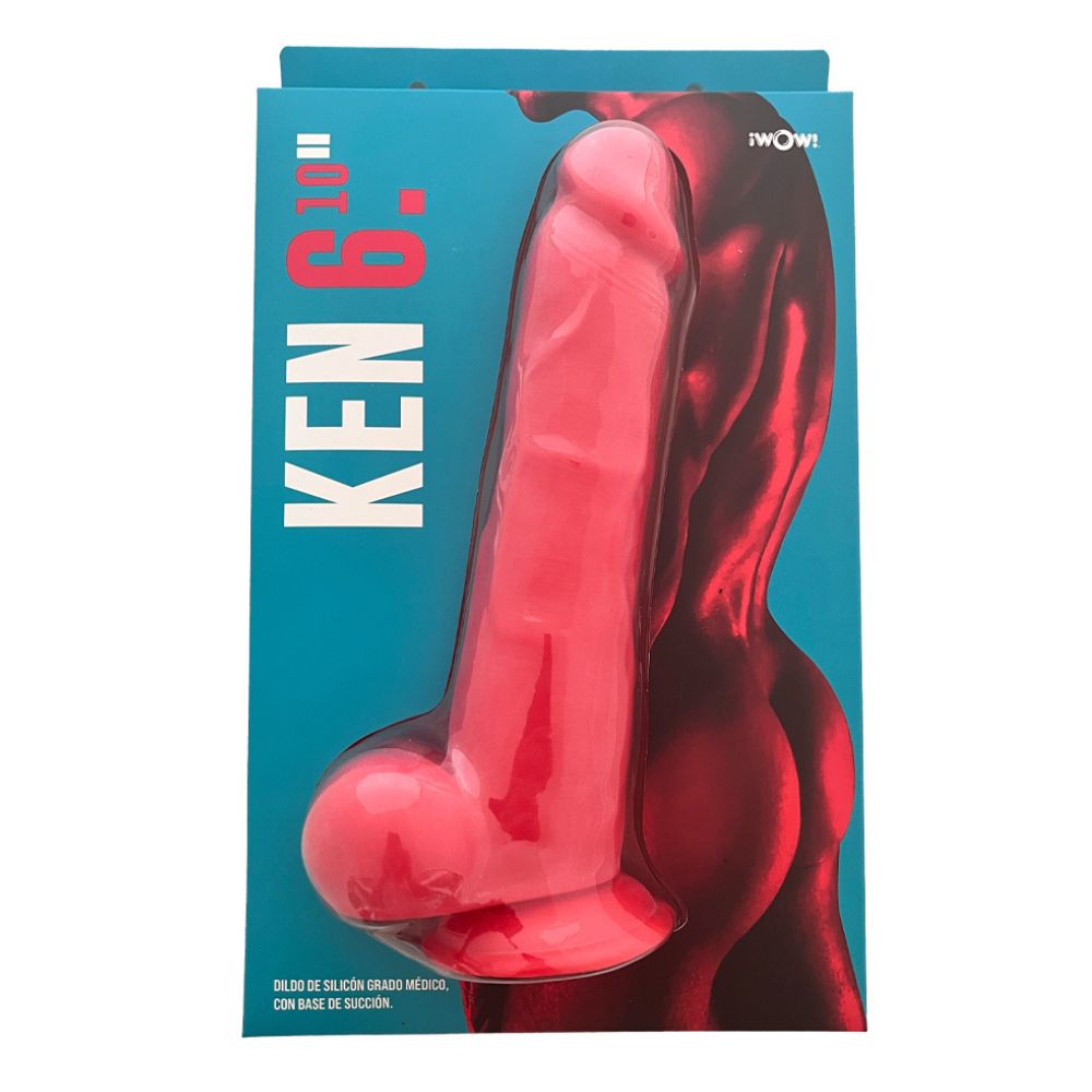Ken6 red realistic dildo