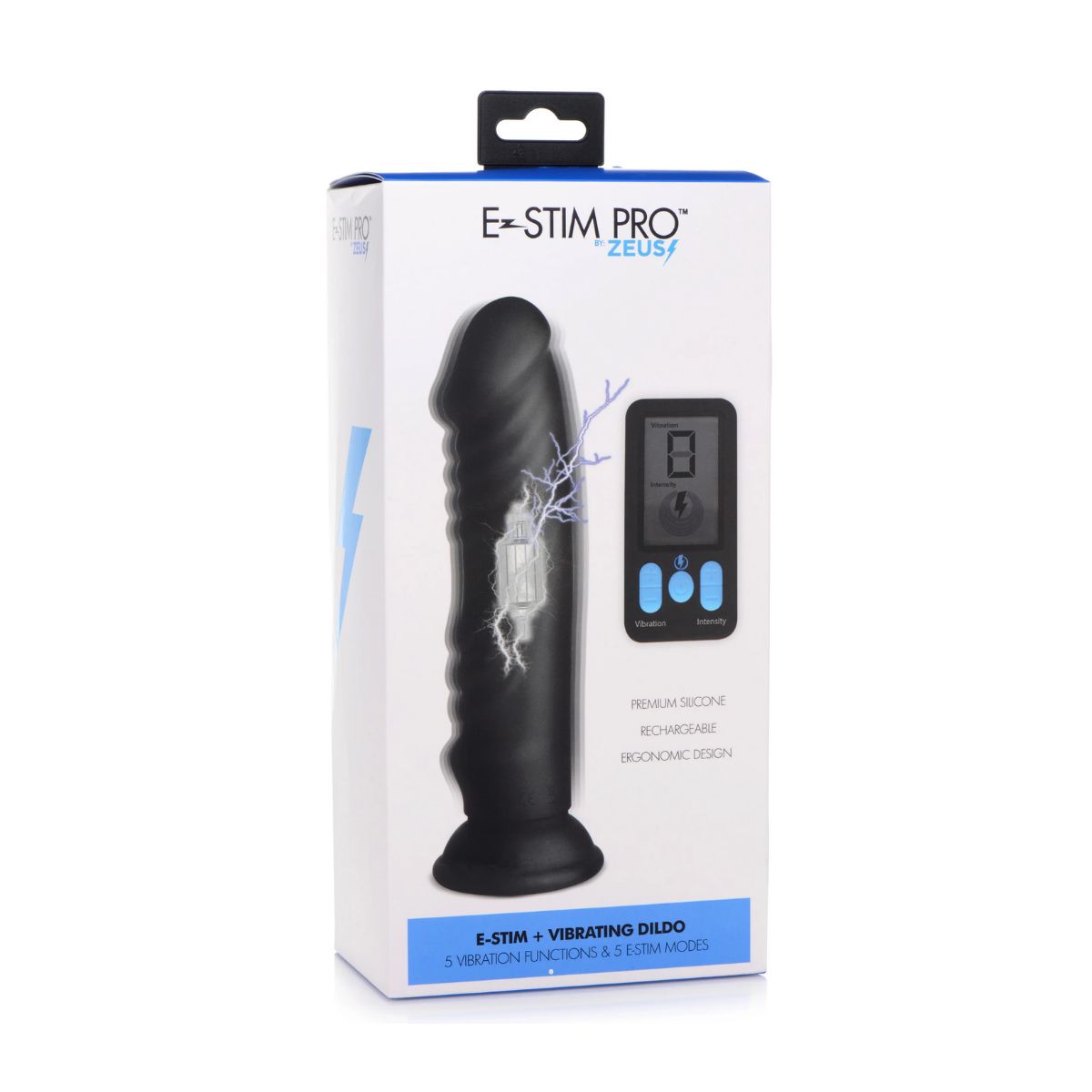 Dildo vibrador con electro-estimulación E-Stim Pro Zeuz - Imagen 2 | La Juguetería de Adultos