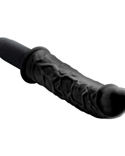 Dildo vibrador Dicktator Giant Dildo Thruster Black 22 cm
