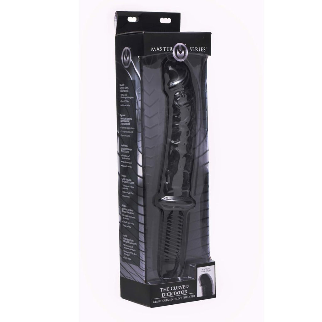 Dildo vibrador Dicktator Giant Dildo Thruster Black 22 cm - Imagen 5 | La Juguetería de Adultos