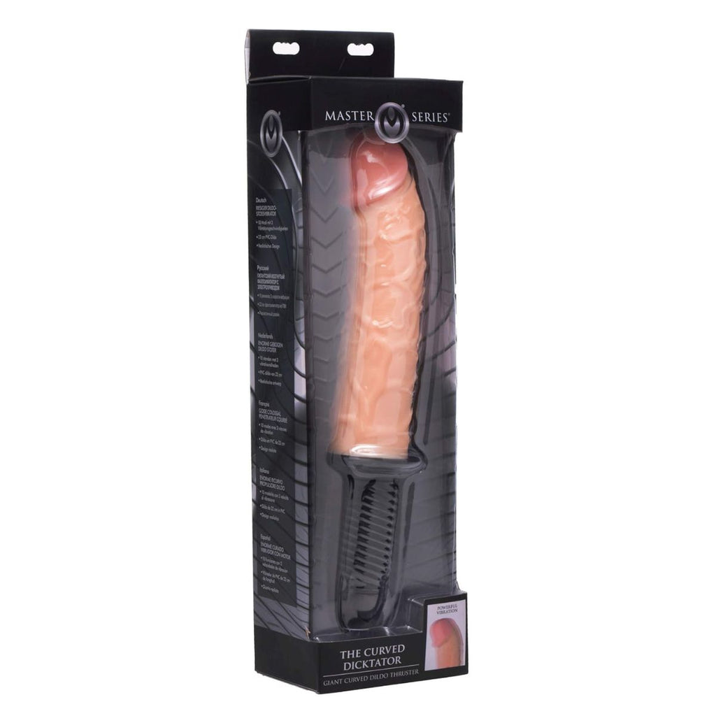Dildo vibrador Dicktator Giant Dildo Thruster Flesh 22 cm - Imagen 4 | La Juguetería de Adultos