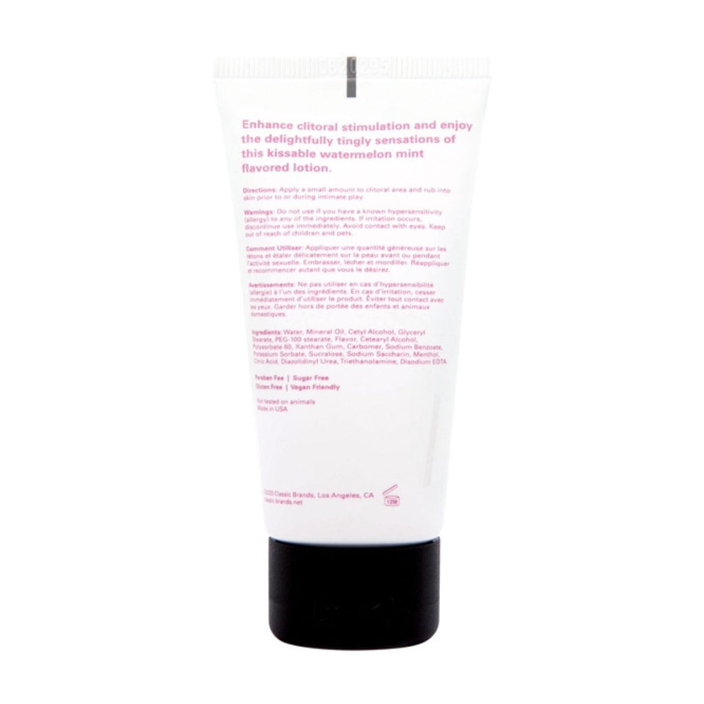 Gel estimulador femenino para clítoris Joy Buzzer Watermelon - Imagen 2 | La Juguetería de Adultos