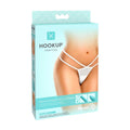 Kit Hookup Panties Remote Bow Tie G-String White XL-XXL - Pipedream | La Juguetería de Adultos