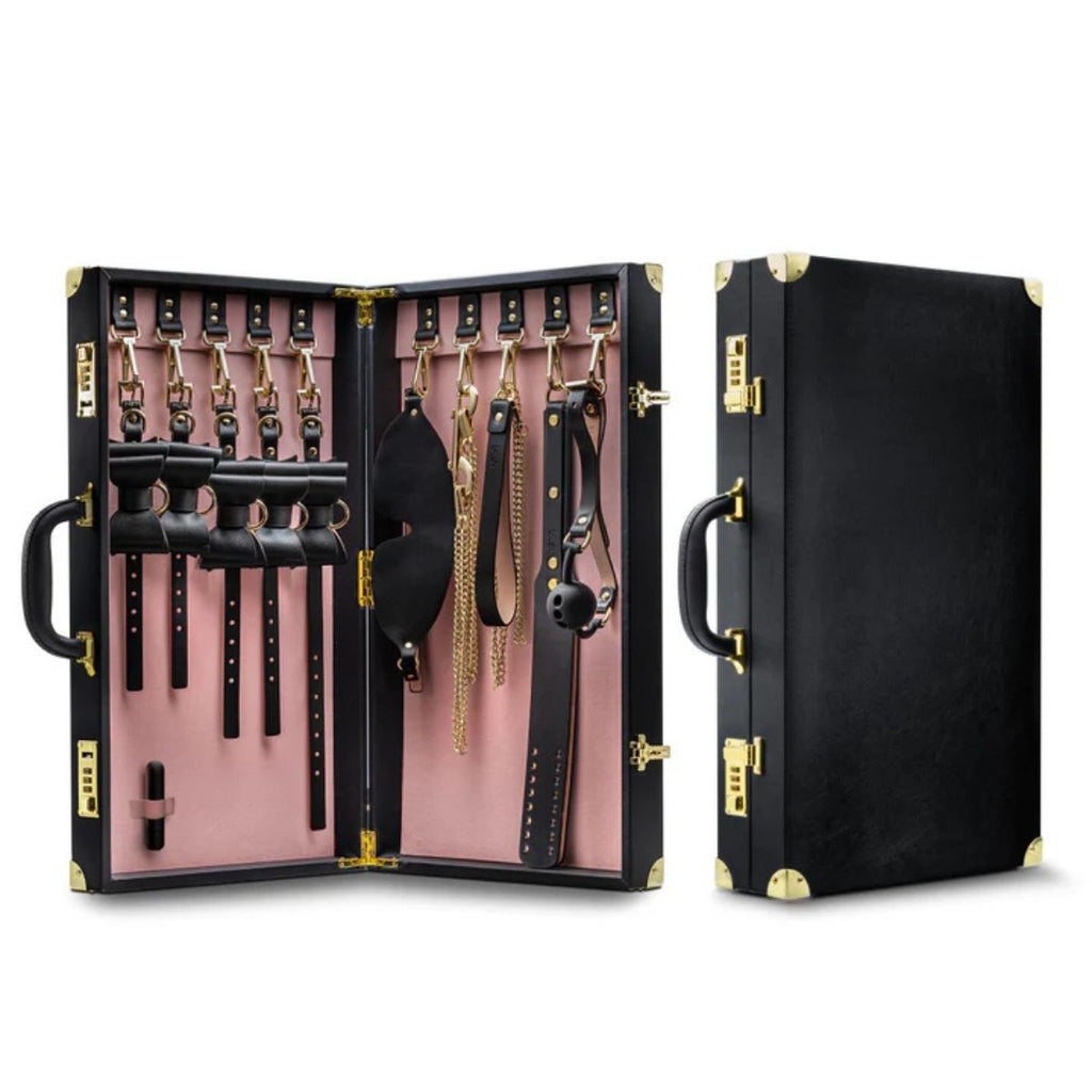 Kit de bondage con maletín Temptasia Safe Word - Blush | La Juguetería de Adultos