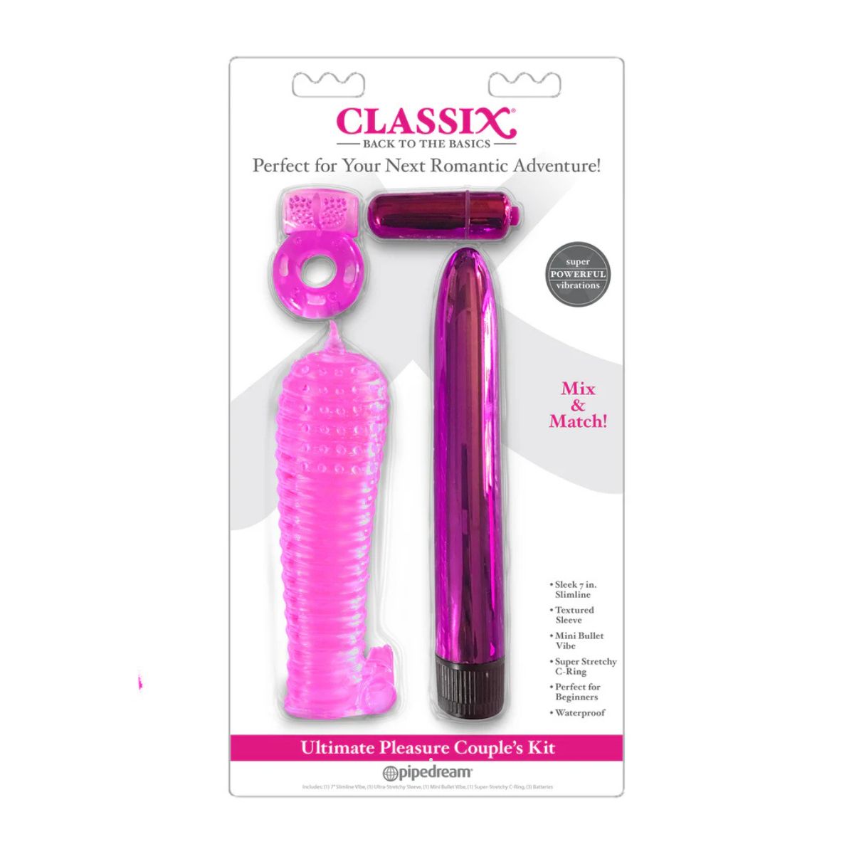 Kit para parejas Classixs Ultimate Preasure Purple