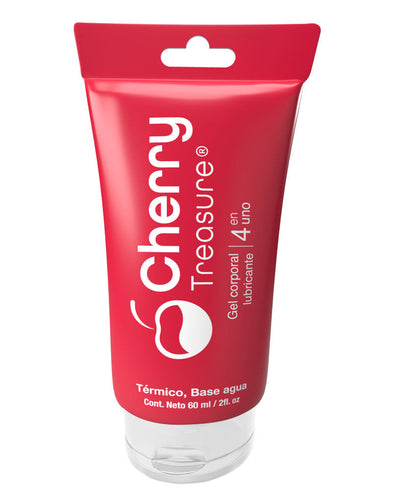 Lubricante 4 en 1 Cherry By Treasure 60 ml.