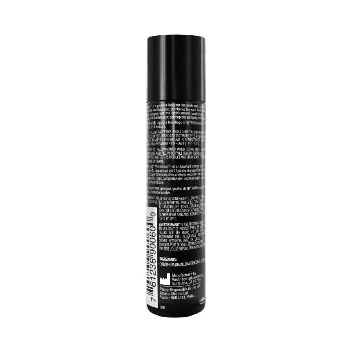 Lubricante de silicón larga duración ID Millenium 30 ml
