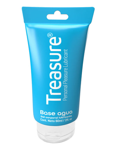 Lubricante íntimo base agua Treasure 60 ml.