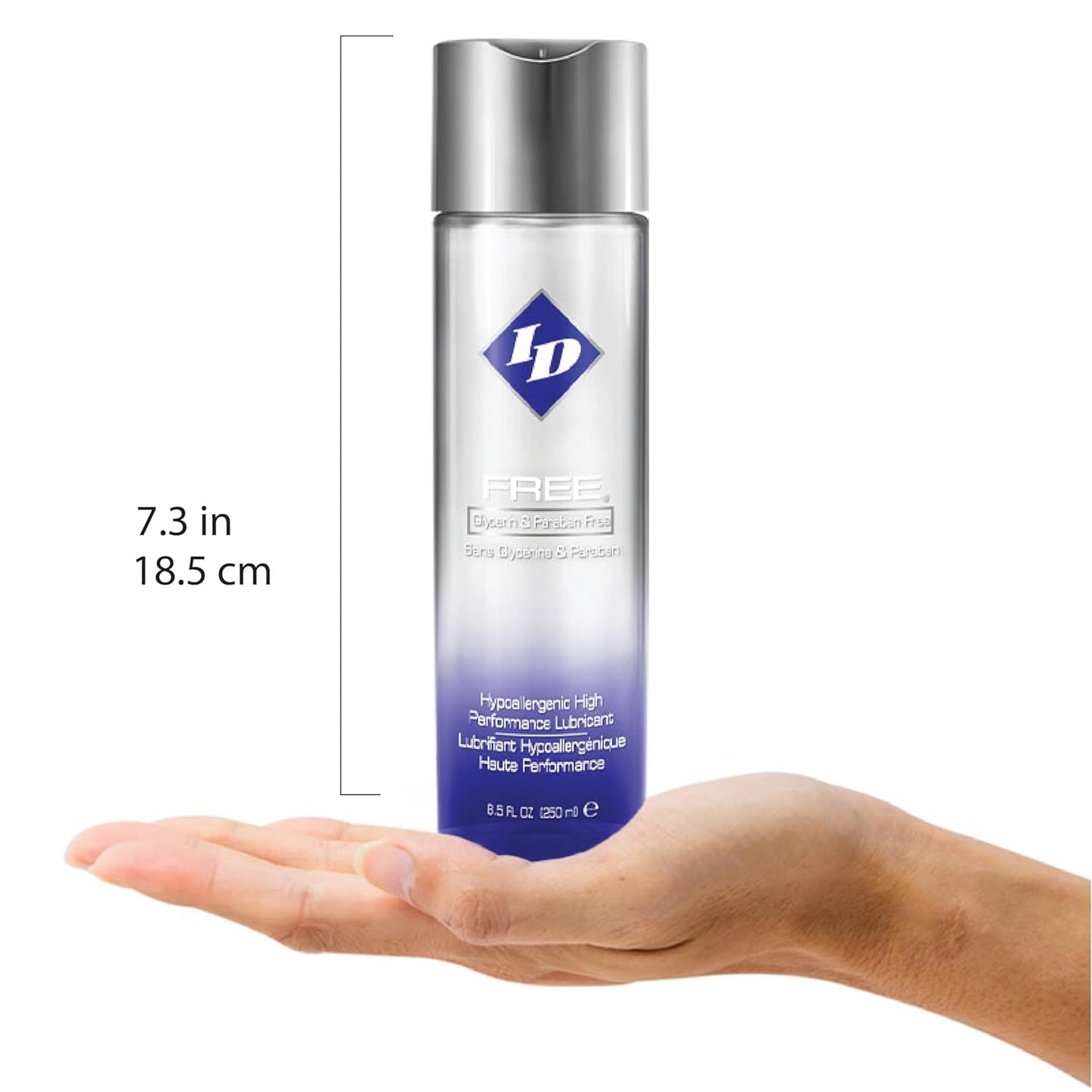 Lubricante larga duración hipoalergénico ID Free 250 ml