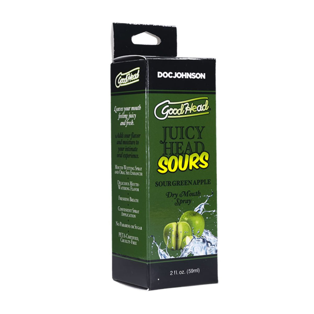 Lubricante para Sexo Oral Juicy Head Sours Manzana Verde - Doc Johnson | La Juguetería de Adultos