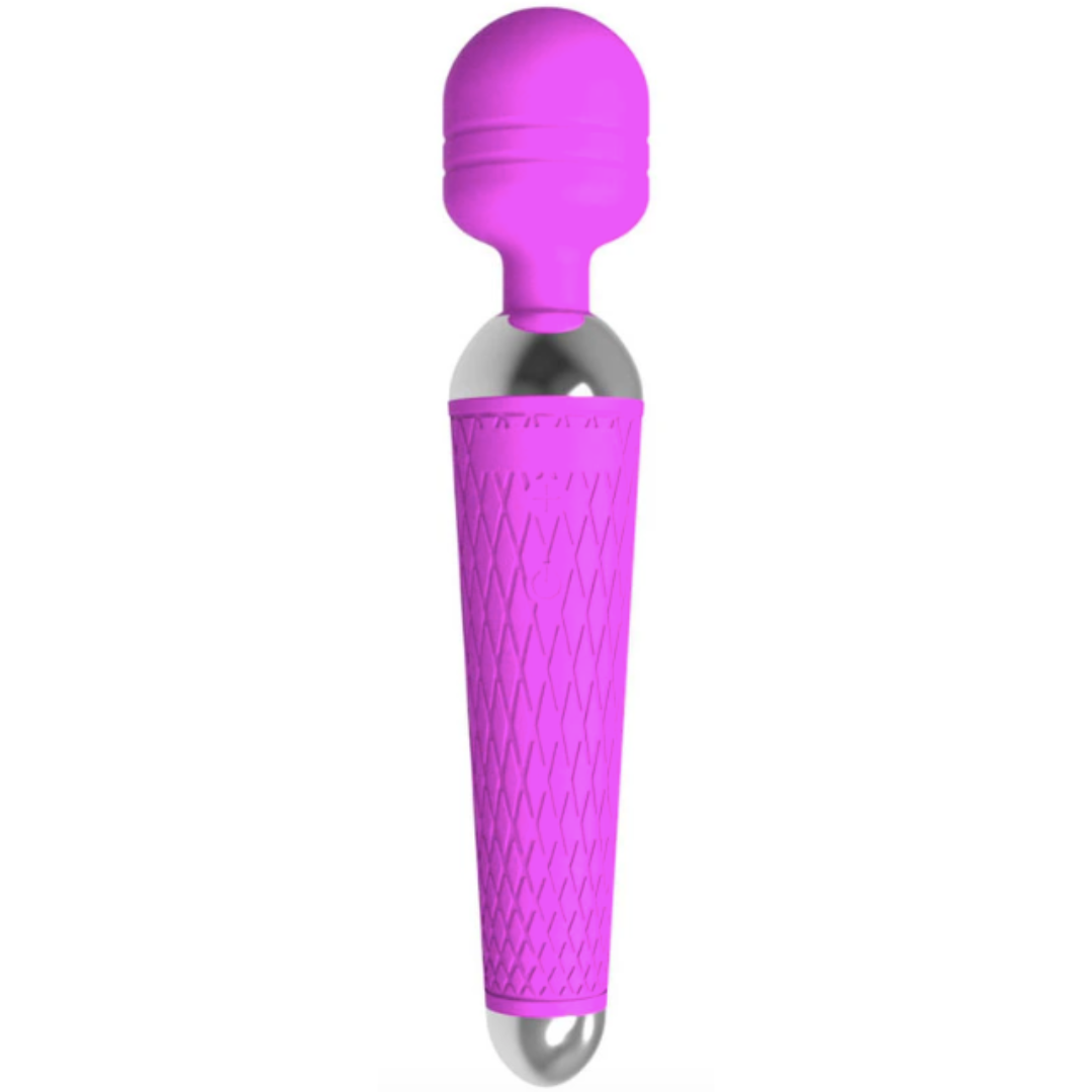 Masajeador vaginal wand (varita mágica) lila - Imagen 2 | La Juguetería de Adultos