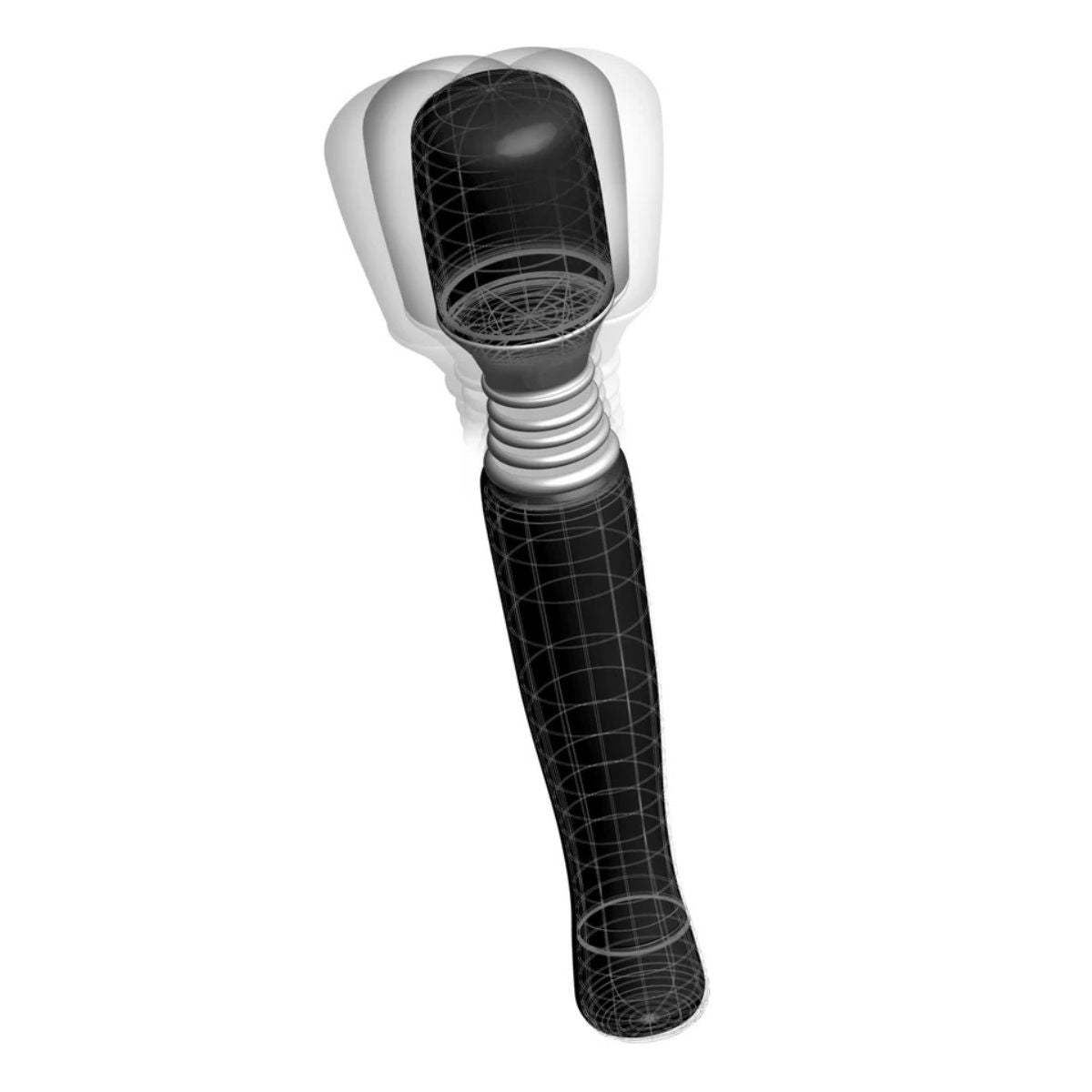 Palo masajeador Wanachi Maxi Black - Pipedream - Imagen 2 | La Juguetería de Adultos
