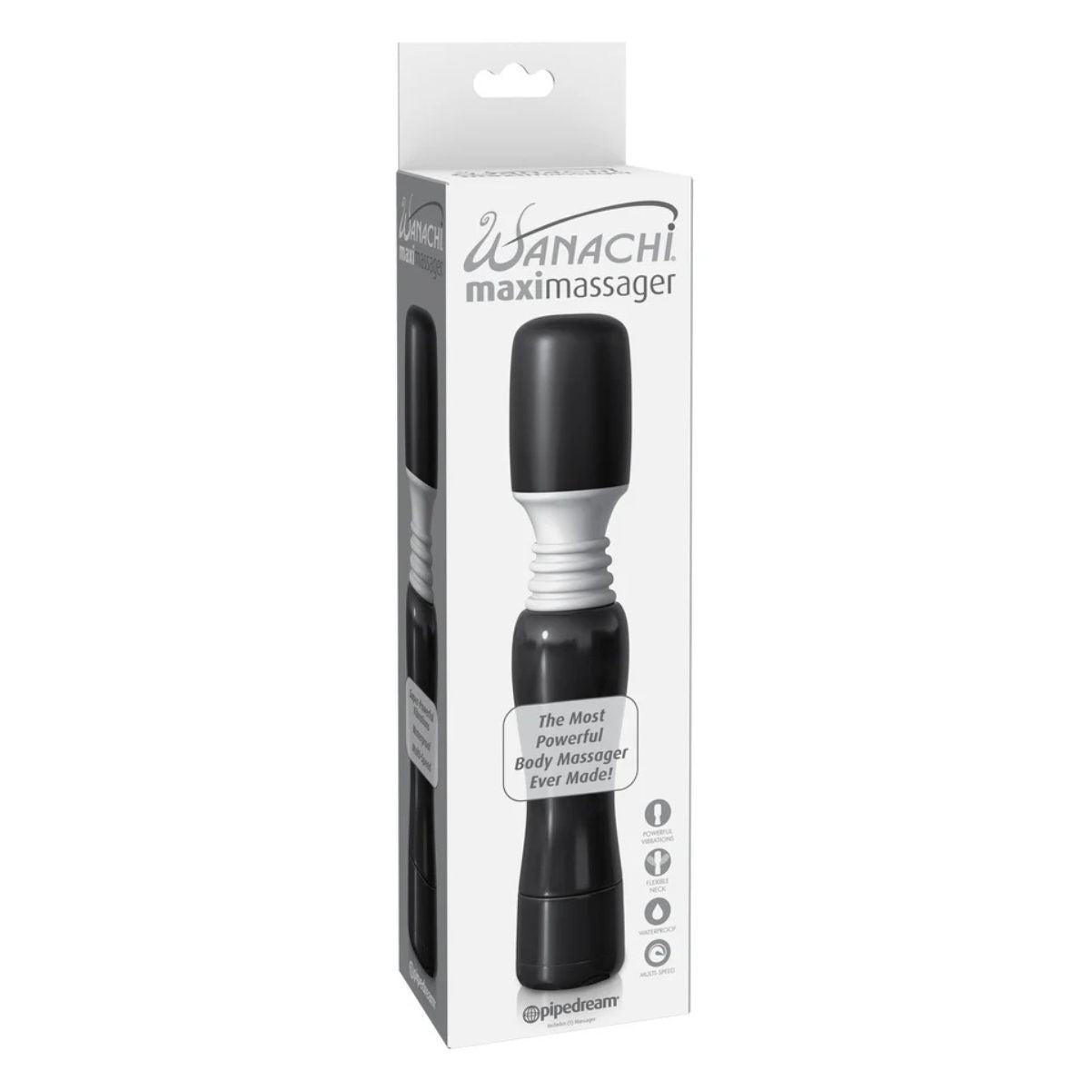 Palo masajeador Wanachi Maxi Black - Pipedream - Imagen 3 | La Juguetería de Adultos