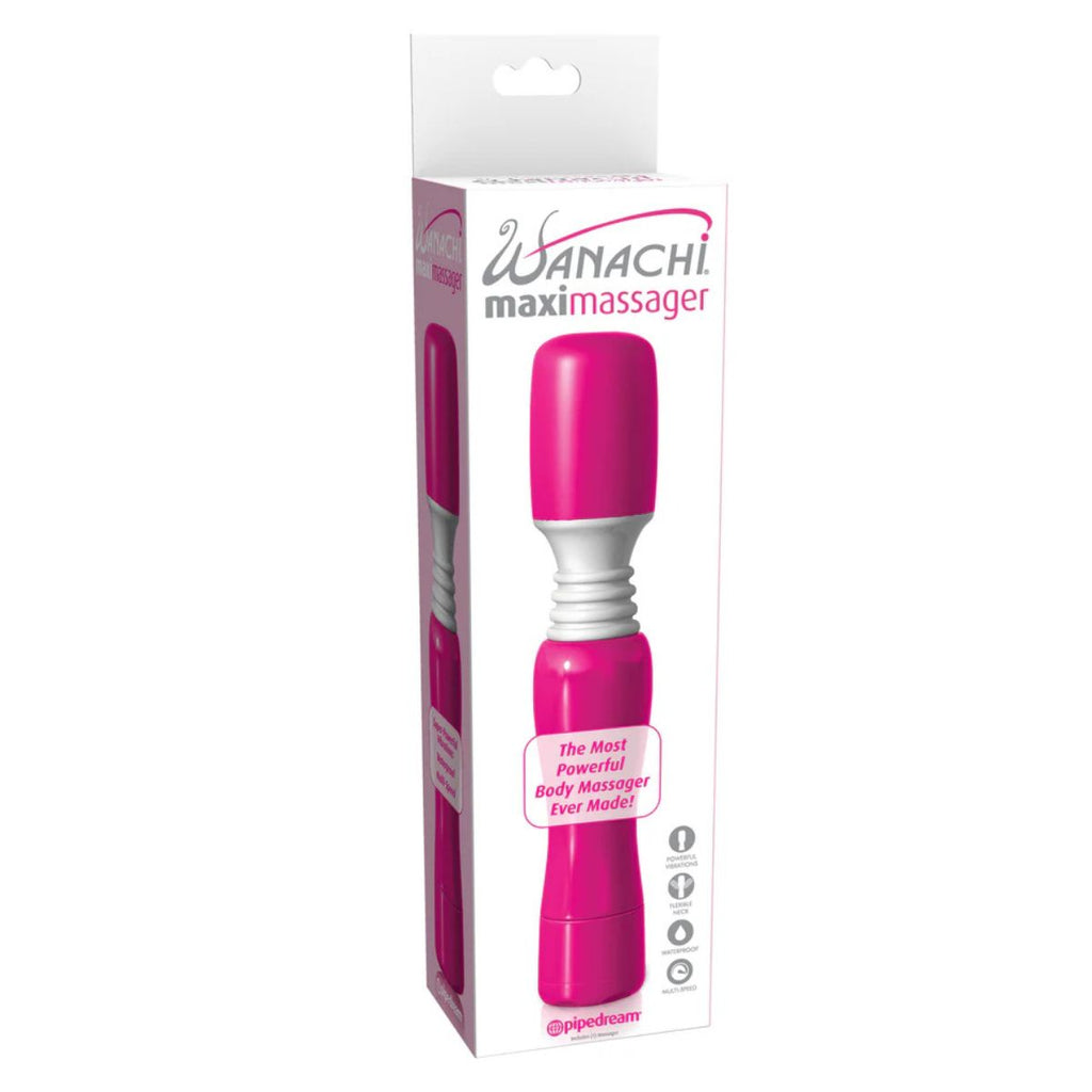 Palo masajeador Wanachi Maxi Pink - Pipedream | La Juguetería de Adultos