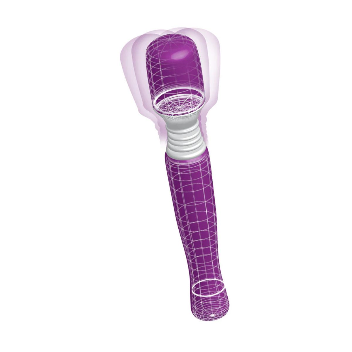 Palo masajeador Wanachi Mini Purple - Pipedream - Imagen 2 | La Juguetería de Adultos