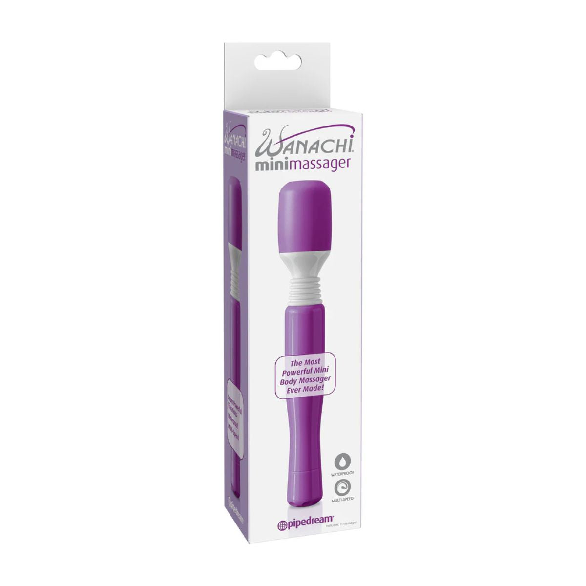Palo masajeador Wanachi Mini Purple - Pipedream - Imagen 3 | La Juguetería de Adultos