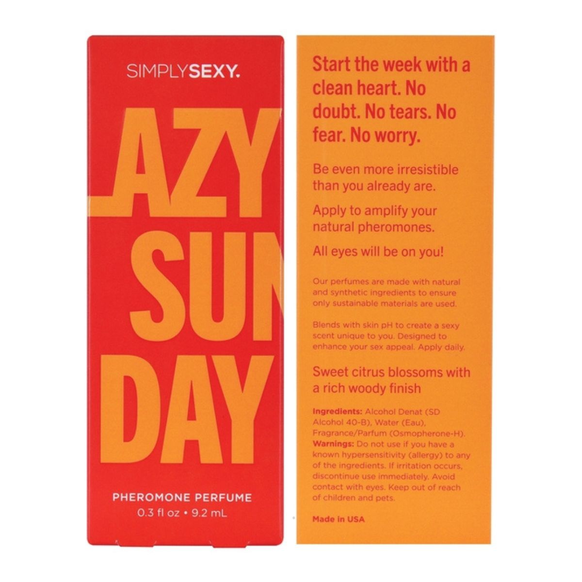 Perfume con feromonas Lazy Sunday