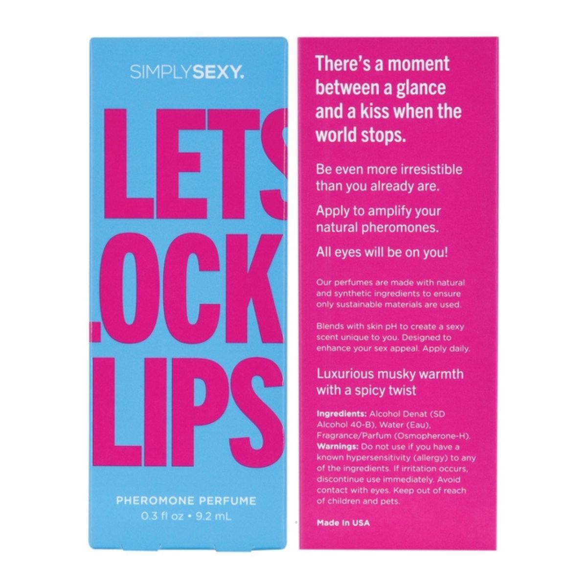 Perfume con feromonas Let's Lock Lips