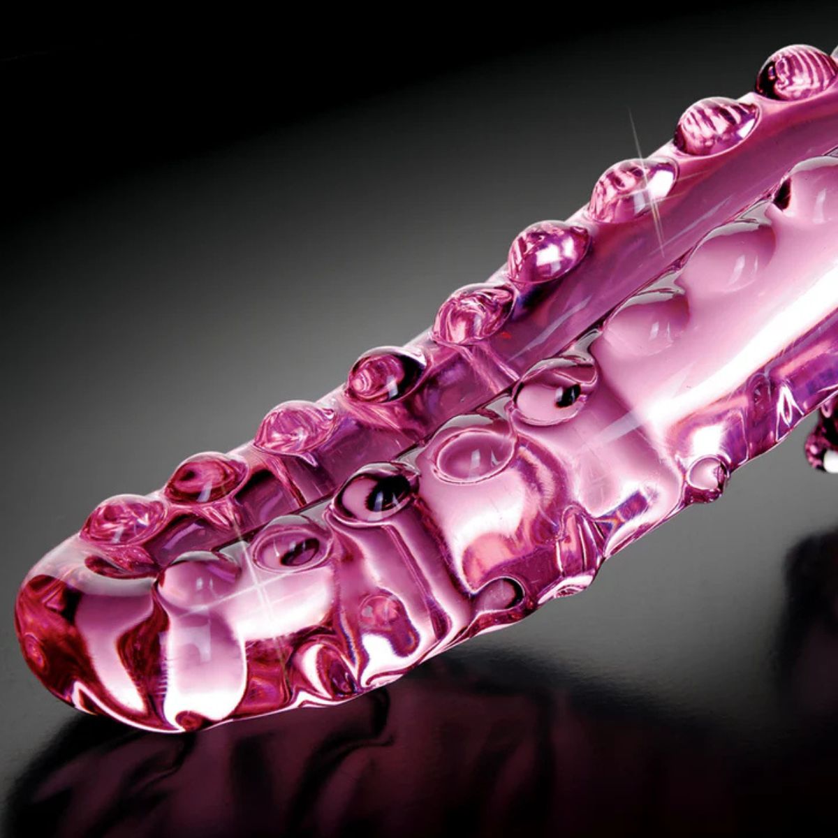 Plug anal de cristal jumbo Pipedram Icicles No 24 Pink - Pipedream - Imagen 3 | La Juguetería de Adultos