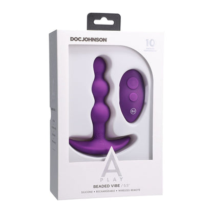 Plug anal vibrador Beaded Vibe