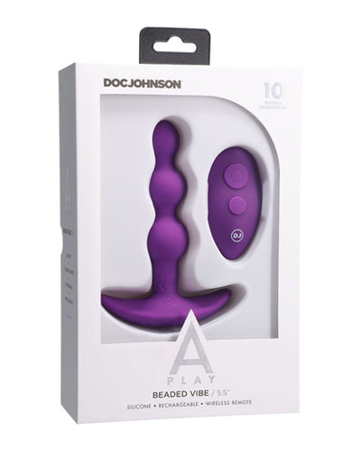 Plug anal vibrador Beaded Vibe