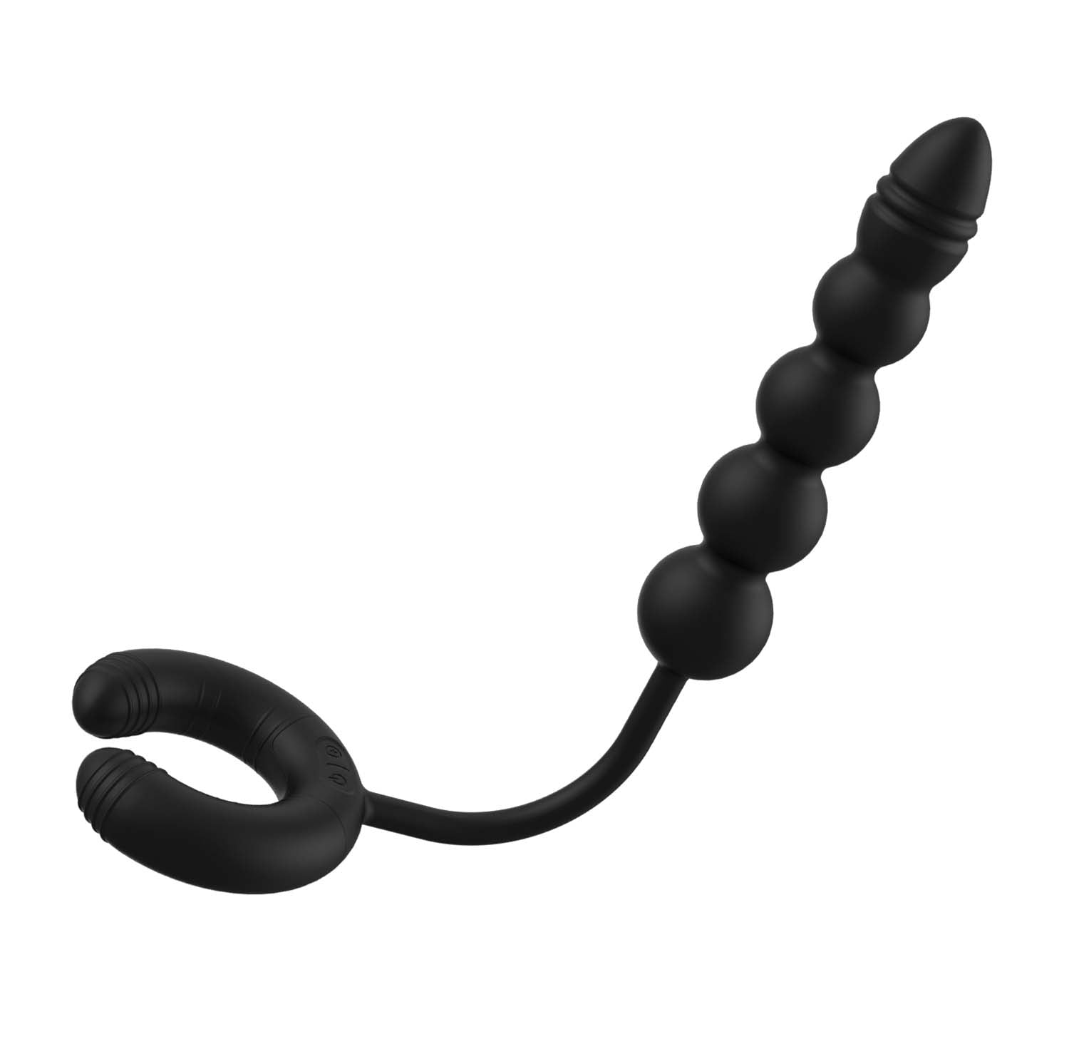 Plug anal vibrador con anillo Atomic Dual Exciter - Imagen 4 | La Juguetería de Adultos