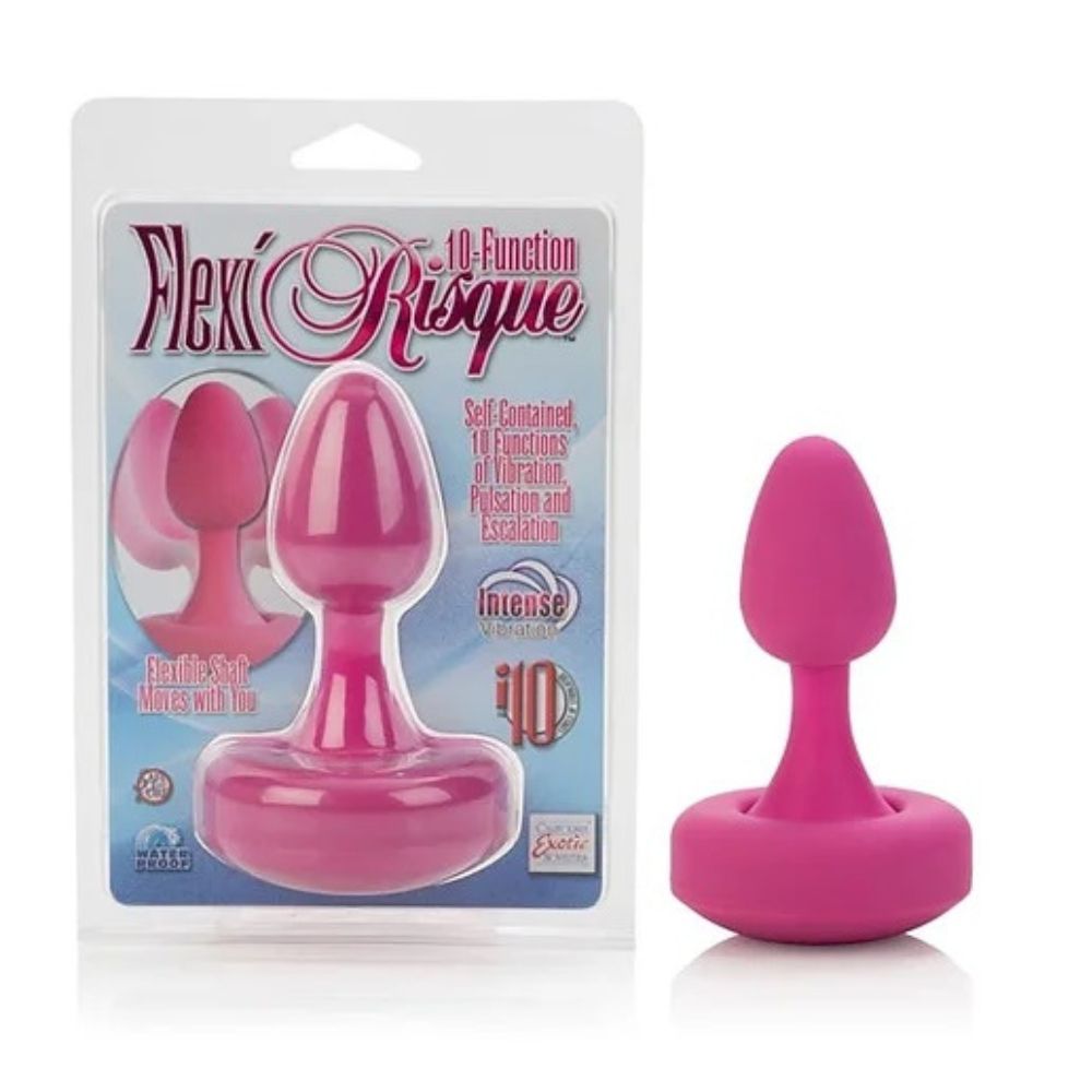 Plug vibrador anal Flexi Risque