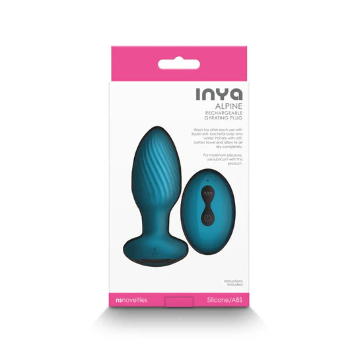 Comprar plug vibrador rotativo con control remoto Alpine Inya