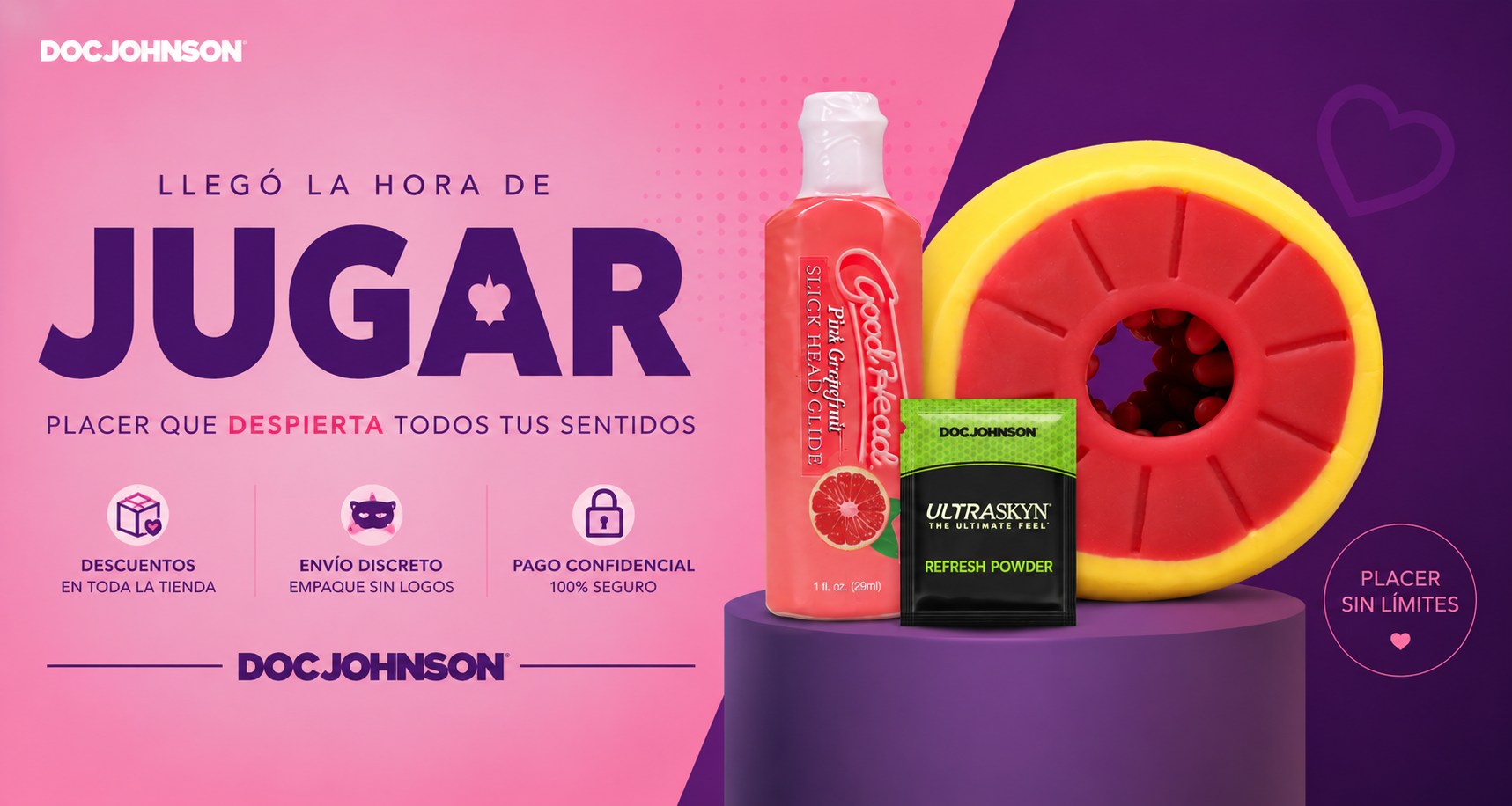 Kit Doc Johnson para sexo oral – juguetes eróticos en México