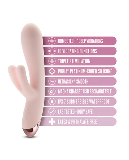 Elora Rabbit Vibrador Triple Estimulación by Blush - Blush - Imagen 5 | La Juguetería de Adultos