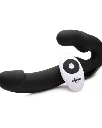 Strapless Strap On con control remoto U-Strap Urge Black